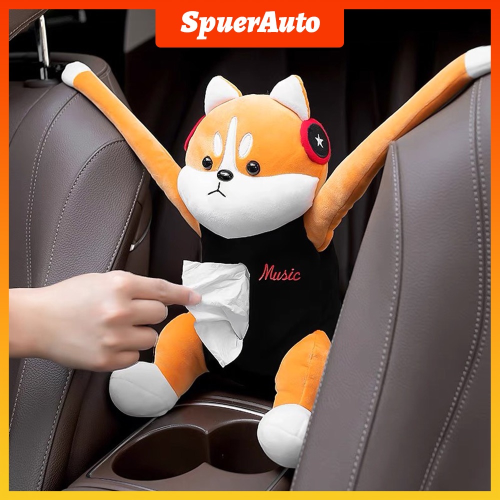 SuperAuto ที่ใส่ทิชชู่ในรถ กล่องทิชชู่ในรถ กล่องใส่ทิชชู่ในรถ ใส่ทิชชู่ในรถ กล่องใส่กระดาษทิชชู่ในรถยนต์ ที่วางของในรถยนต์ กล่องเก็บของในรถ กล่องเก็บของในรถ แต่งรถภายในรถยนต์ ของแต่งรถยนต์