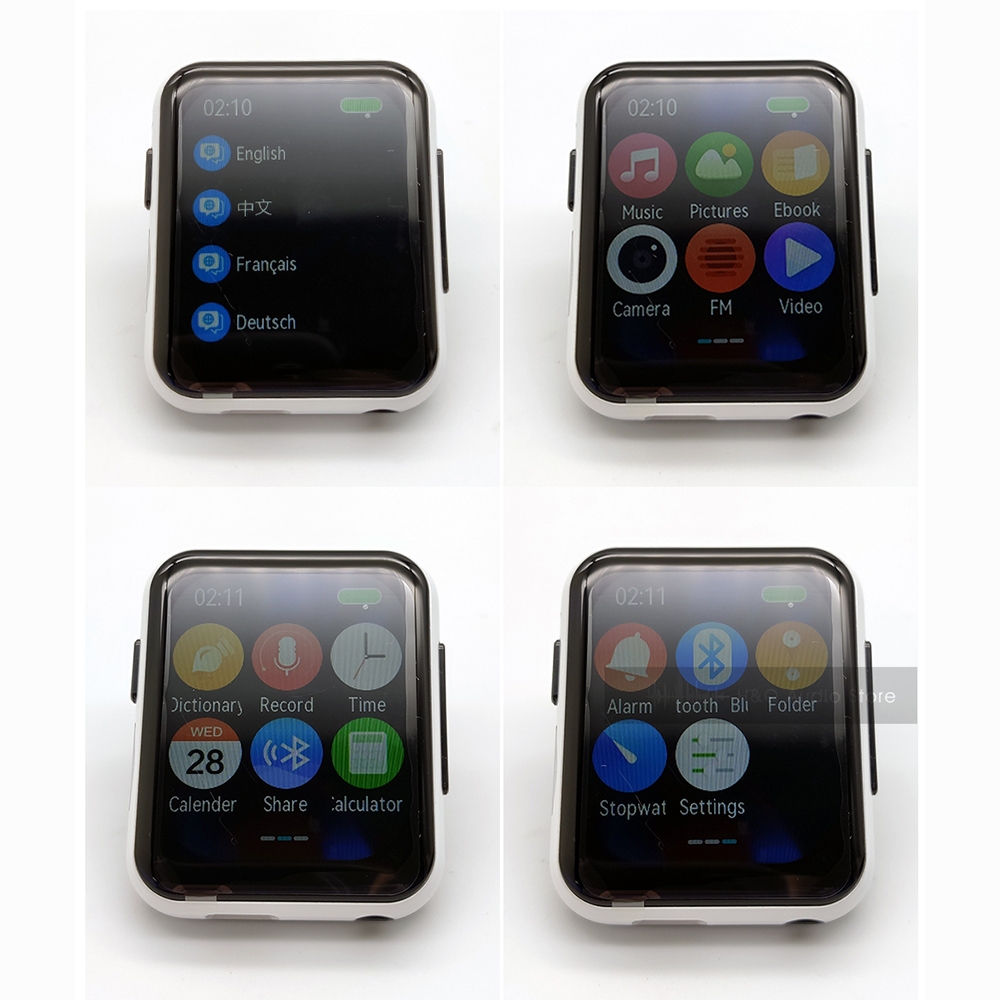 FAAEAL BENJIE R1 กล้องเครื่องเล่นเพลงไม่มีหน่วยความจํารุ่น Bluetooth5.4 รองรับการ์ด SD ฟังก์ชั่น OTG เครื่องเล่น MP3 พร้อมลําโพงในตัว FM E-Book เพลงนาฬิกา Walkman แบบพกพา