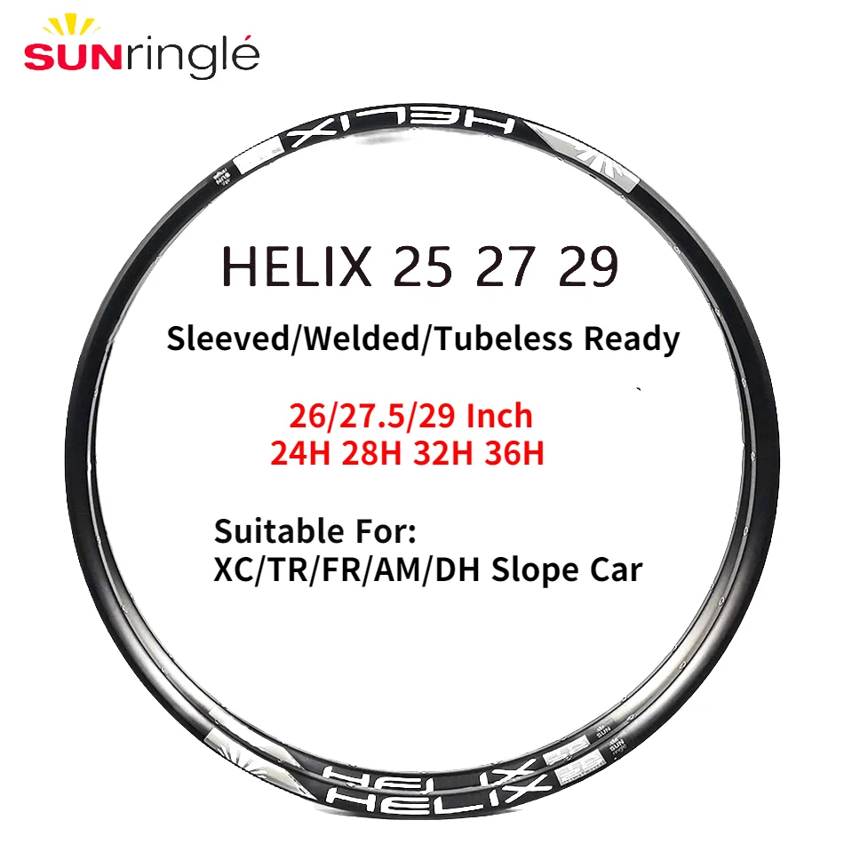 Sunringle ขอบ ขอบล้อ 26 นิ้ว 27.5 นิ้ว 29 นิ้ว วงล้อจักรยาน 24H 28H 32H 36H ขอบล้อจักรยานเสือภูเขา ว