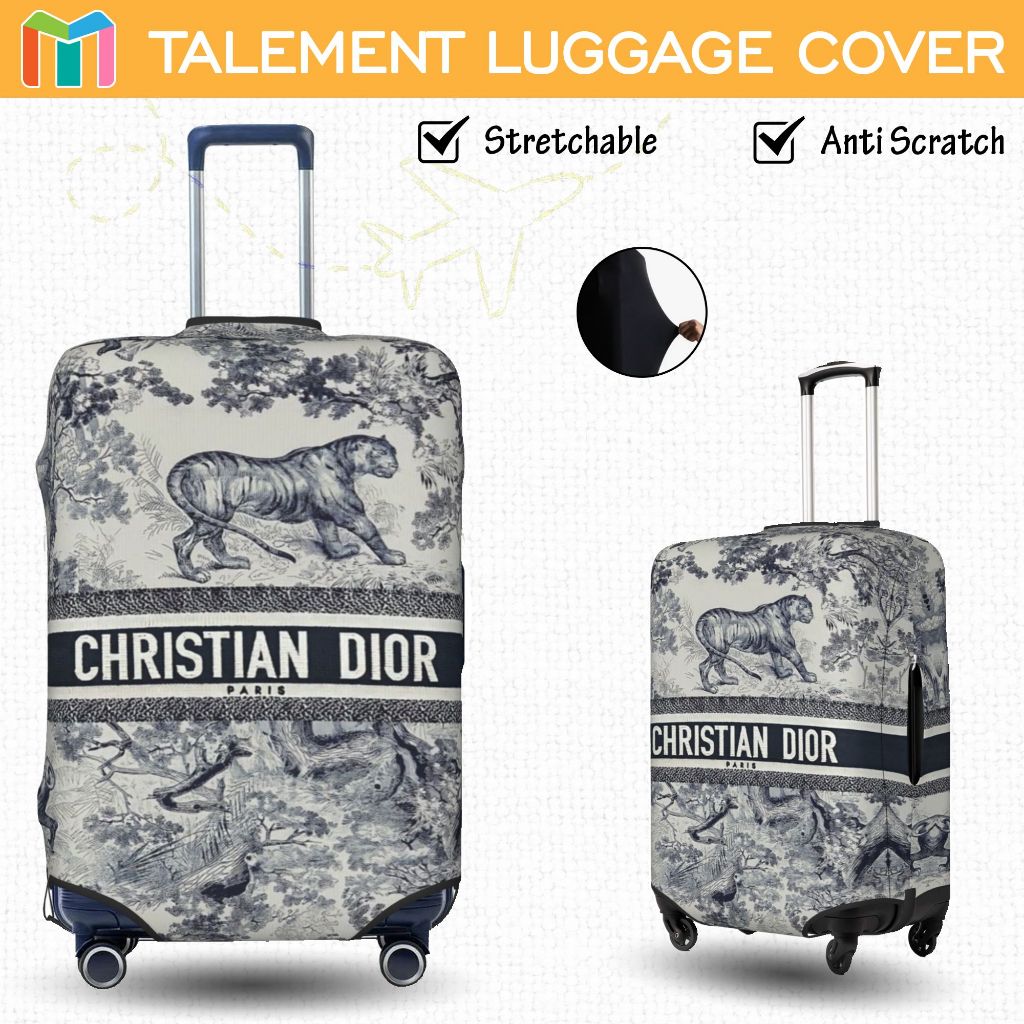 ผ้าคลุมกระเป๋าเดินทาง Fashion ผ้าสแปนเด็กซ์ แบบยืดหยุ่น ยืดหยุ่น Luggage Cover 18 20 22 24 26 28 30 32 นิ้ว