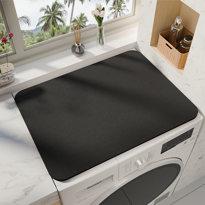 แผ่นดูดซับน้ำ แผ่นรองจาน dry mat  สามารถตัดได้ แบบแห้งเร็ว กันกระเด็น