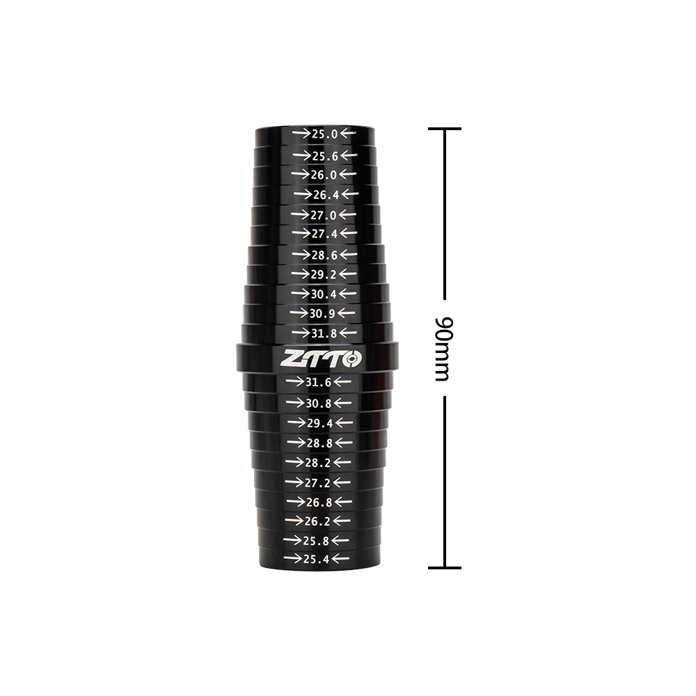 Ztto เครื่องมือวัดขนาดหลักอานจักรยาน เส้นผ่าศูนย์กลาง 25.0 25.4 27.2 28.6 29.4 30.9 31.6 31.8 ทนทาน — صورة 2