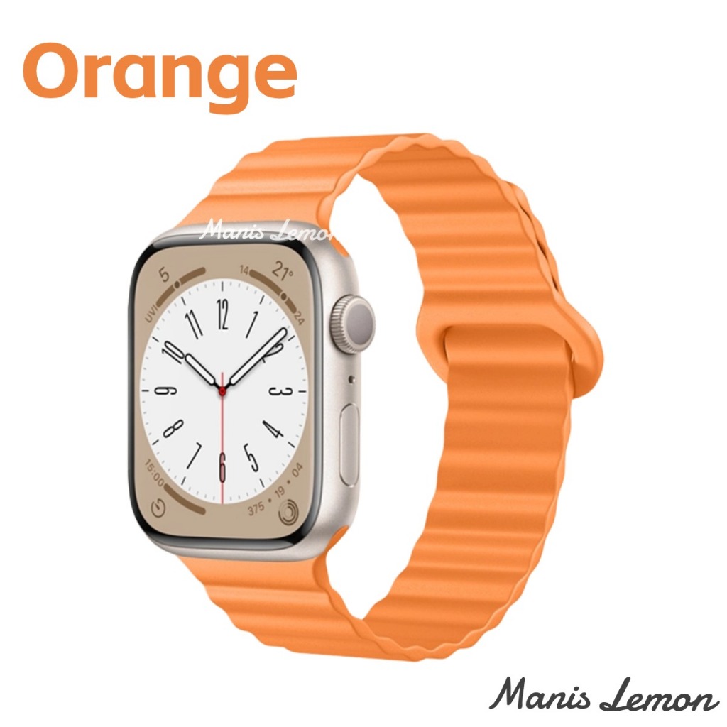 Manis Lemon สายนาฬิกาข้อมือ Magnetic for Smart Watch band Serie 10 9 8 ...