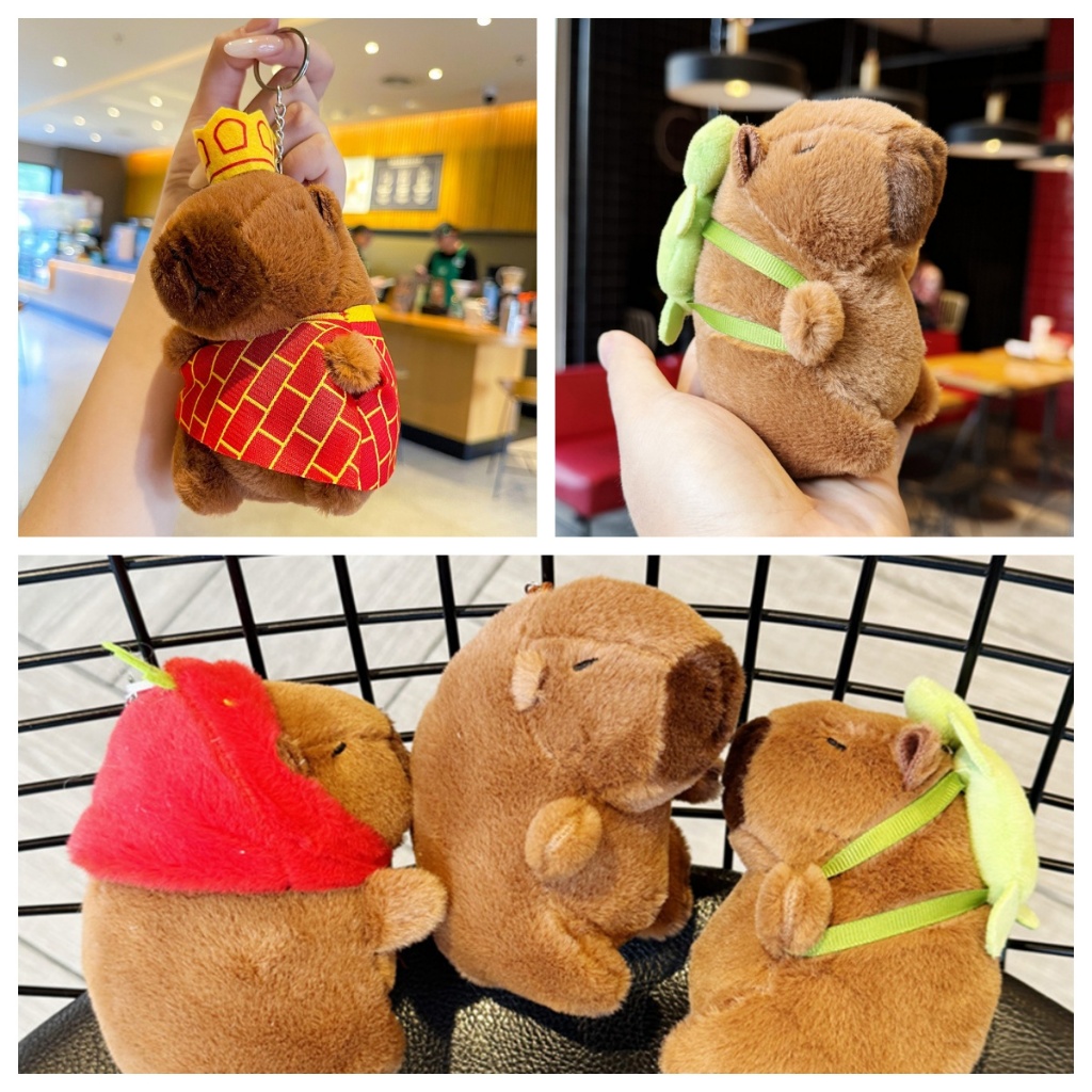 Capybara ตุ๊กตาการ์ตูนน่ารัก แบบนิ่ม สร้างสรรค์ DIY