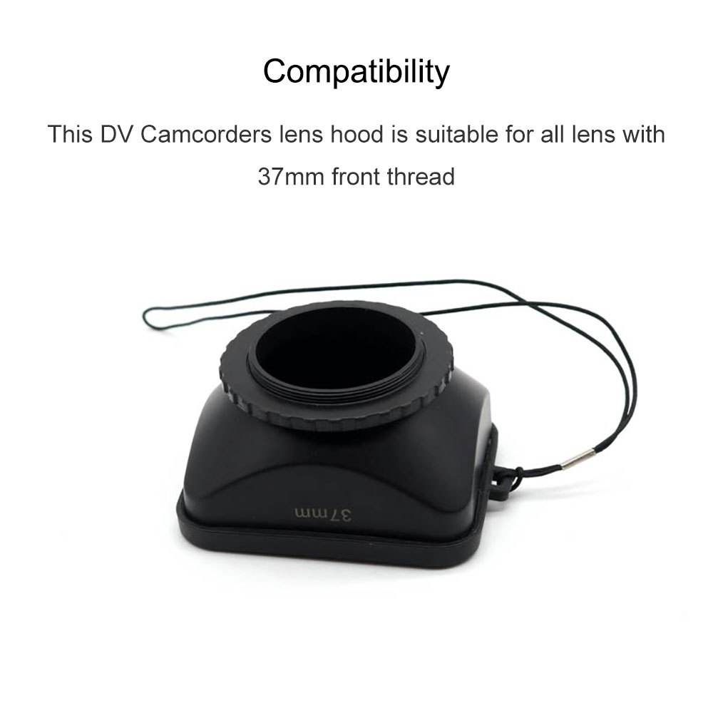 30/37/46/52/58 มม.4:3 DV กล้องเลนส์ Hood สกรู Mount DV เลนส์ Hood รูปร่าง + ฝาครอบด้านหน้า