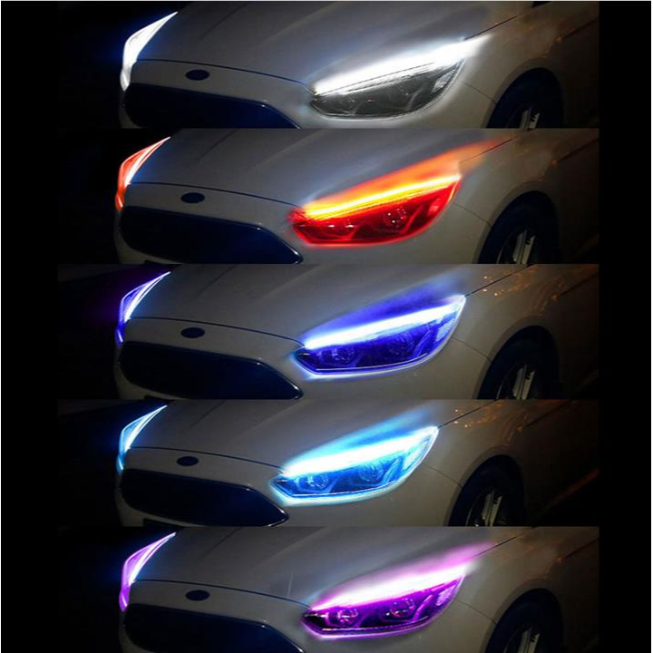 ไฟตกแต่งภายในรถยนต์ LED EL สายเคเบิล USB 1 เมตร 2 เมตร 3 เมตร 5 เมตร