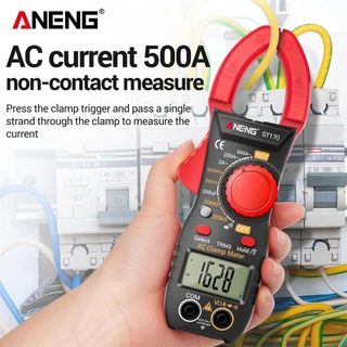 ANENG ST170 multi-function digital clamp มัลติมิเตอร์หน้าจอแบ็คไลท์อัจฉริยะ anti-burn มัลติมิเตอร์ช่างไฟฟ้าแอมมิเตอร์
