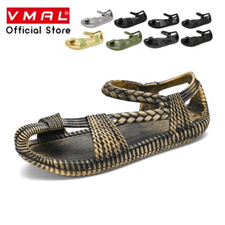 VMAL รองเท้าฟางลําลอง ขนาดใหญ่ เหมาะกับเดินชายหาดกลางแจ้ง แฟ…