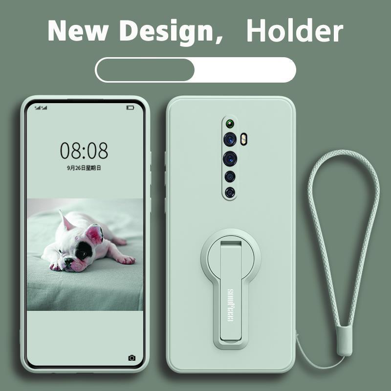 FOR เคส ปลอก OPPO Reno 2F reno2 F Reno 2 F Reno 2 โทรศัพท์กรณี softcase ซิลิโคนเหลวป้องกันเรียบกันกระแทกกันชนปกการออกแบบใหม่360 ° กับผู้ถือ YTXZZJ01
