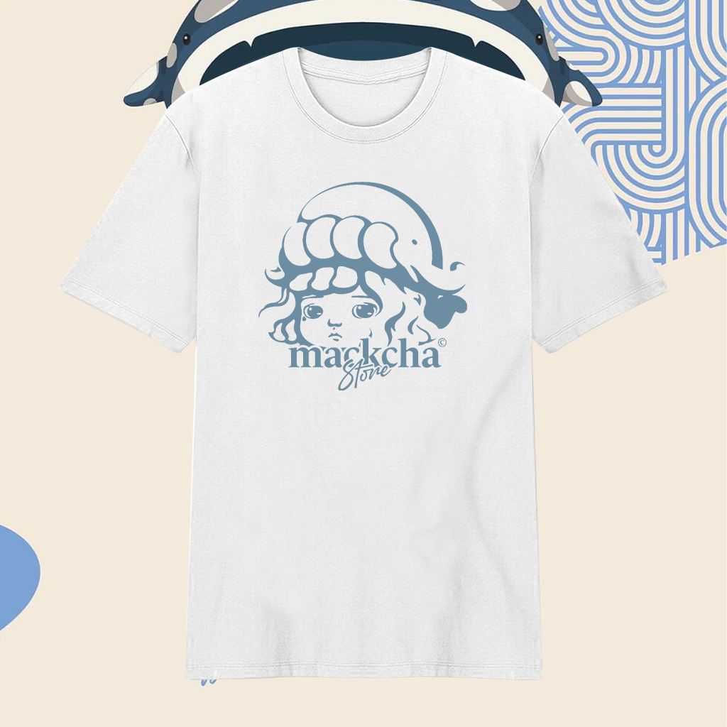 ใหม่ (พร้อมส่ง)เสื้อ Chalotte's Castle Mackcha T-shirt ผ้าCotton 100% ใส่ได้ ทั้ง ชาย ใส่สบาย ไม่หด ไม่ย้