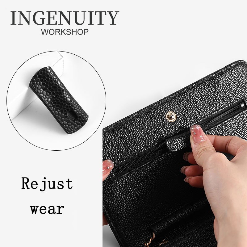 Ingenuity Workshop กระเป๋าเคสหนังแกะ มีซิป กันรอย กันการสึกหรอ อุปกรณ์เสริม สําหรับ Chanel 19woc