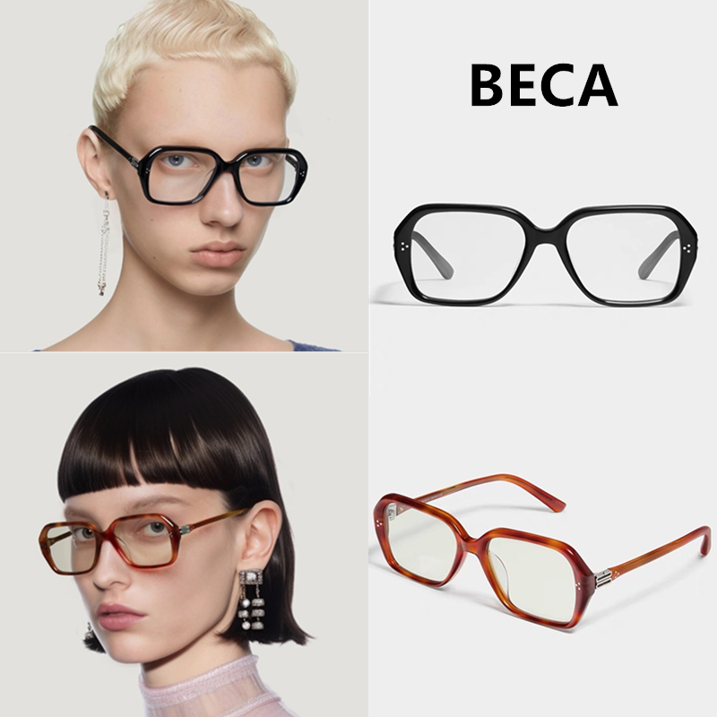 [คุณภาพสูง] Beca กรอบแว่นตาแฟชั่นทรงสี่เหลี่ยม Unisex