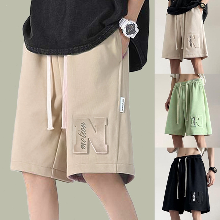 M-3XL กางเกงขาสั้นลําลอง ทรงหลวม ขนาดใหญ่ แฟชั่นฤดูร้อน สไตล์เกาหลี สําหรับผู้ชาย และผู้หญิง