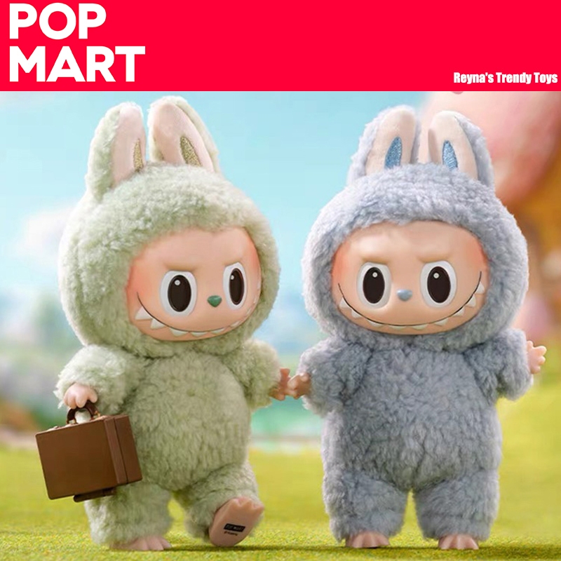 พร้อมส่ง ของแท้ POPMART LABUBU THE MONSTERS Exciting Macaro Series Keychain พวงกุญแจ จี้ตุ๊กตา