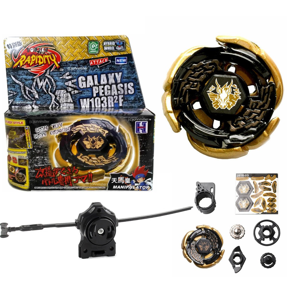 Beyblade 4D Top Rapidity Metal Fusion Fight Master Gold L-Drago ของเล ่ น + Launcher