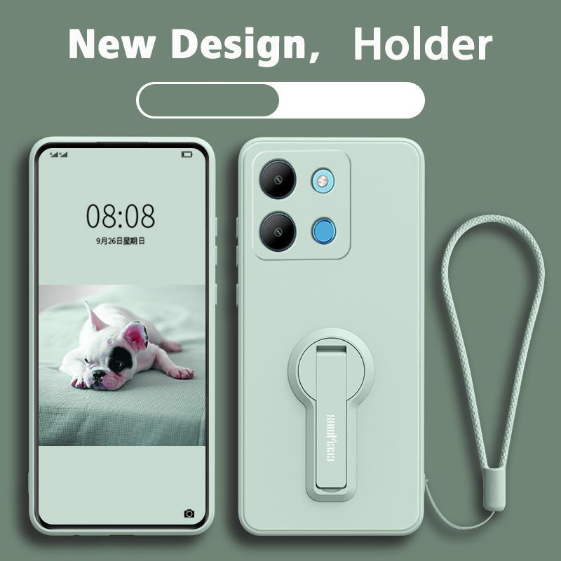 FOR เคส ปลอก infinix NOTE 30 5g infinix NOTE 30 Pro 4g โทรศัพท์กรณี softcase ซิลิโคนเหลวป้องกันเรียบกันกระแทกกันชนปกการออกแบบใหม่360 ° กับผู้ถือ ytxzzj01