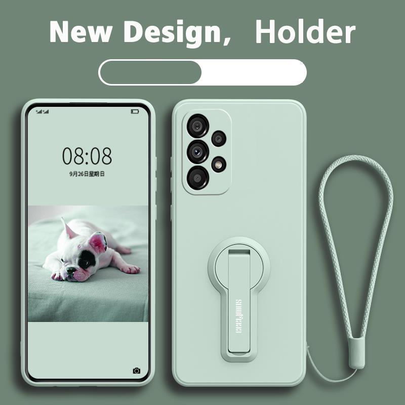 FOR เคส ปลอกซัมซุง samsung A33 5g ซัมซุง A53 5g ซัมซุง A73 5g โทรศัพท์กรณี softcase ซิลิโคนเหลวป้องกันเรียบกันกระแทกกันชนปกการออกแบบใหม่360 ° กับผู้ถือ ytxzzj01