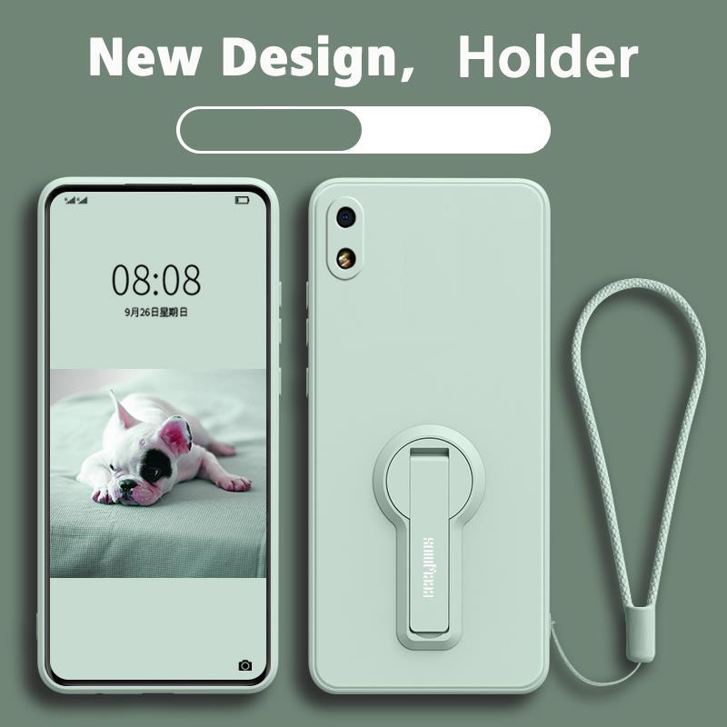 FOR เคส ปลอก Samsung A10 เคสโทรศัพท์ softcase Liquid ซิลิโคน Protector กันกระแทกเรียบกันชนออกแบบใหม่360 ° พร้อมผู้ถือ ytxzzj01