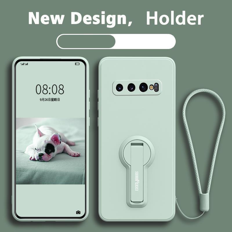 FOR เคส ปลอกซัมซุง samsung S10 plus พลัสซัมซุง S10 Pro ซัมซุง S10 โทรศัพท์กรณี softcase ซิลิโคนกันกระแทกป้องกันเรียบกันกระแทกกันชนปกการออกแบบใหม่360 ° กับผู้ถือ ytxzzj01
