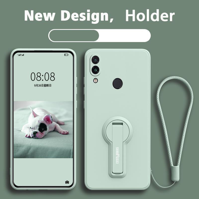 FOR เคส ปลอก Redmi note 7 Pro Redmi note 7 โทรศัพท์กรณี softcase ซิลิโคนเหลวป้องกันเรียบกันกระแทกกันชนปกการออกแบบใหม่360 ° กับผู้ถือ ytxzzj01