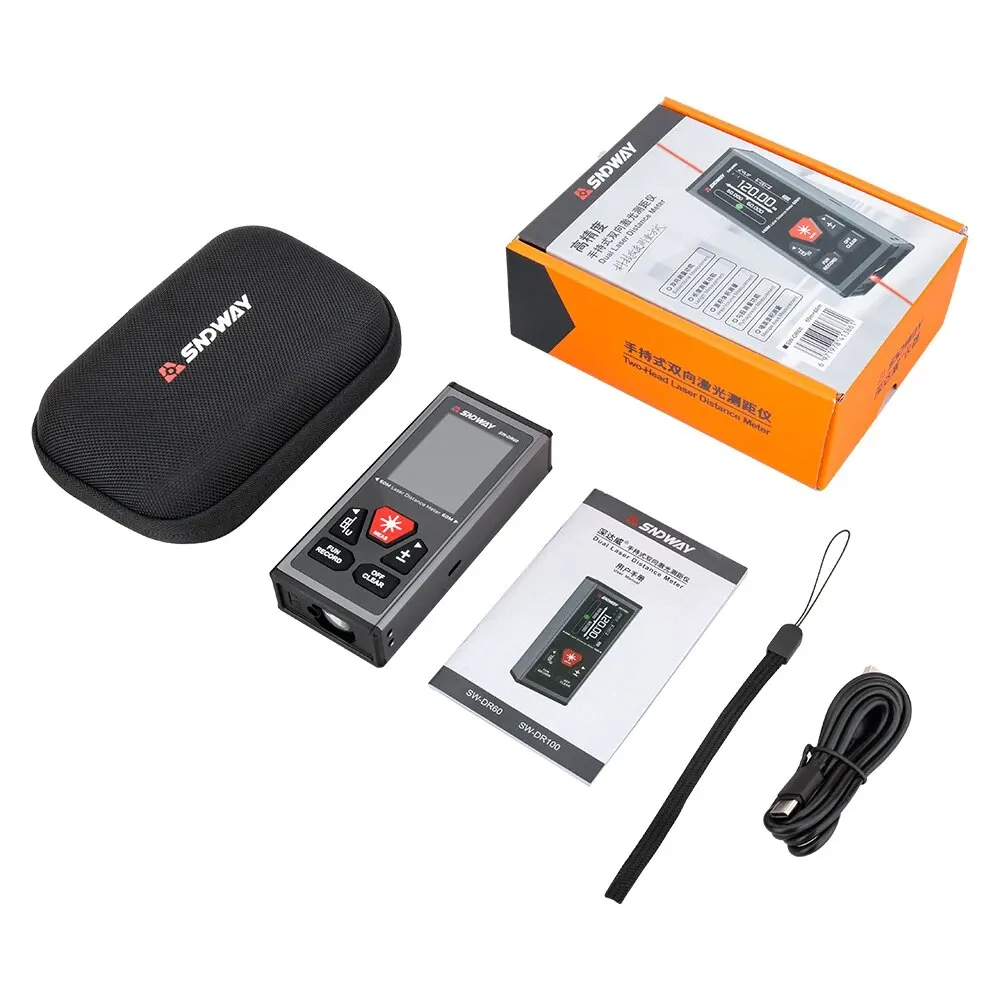 เครื่องวัดระยะทางเลเซอร์ SNDWAY SW-DR DG SW-DR60 SW-DR100 - รูปที่ 4