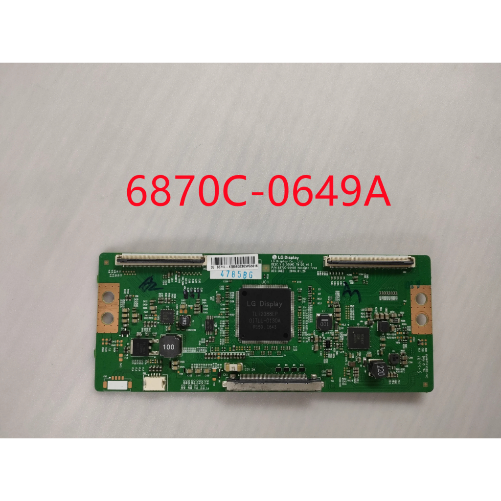 บอร์ดควบคุมลอจิก TCON Board 6870C-0649A T-CON V16 55UHD TM120 V0.3