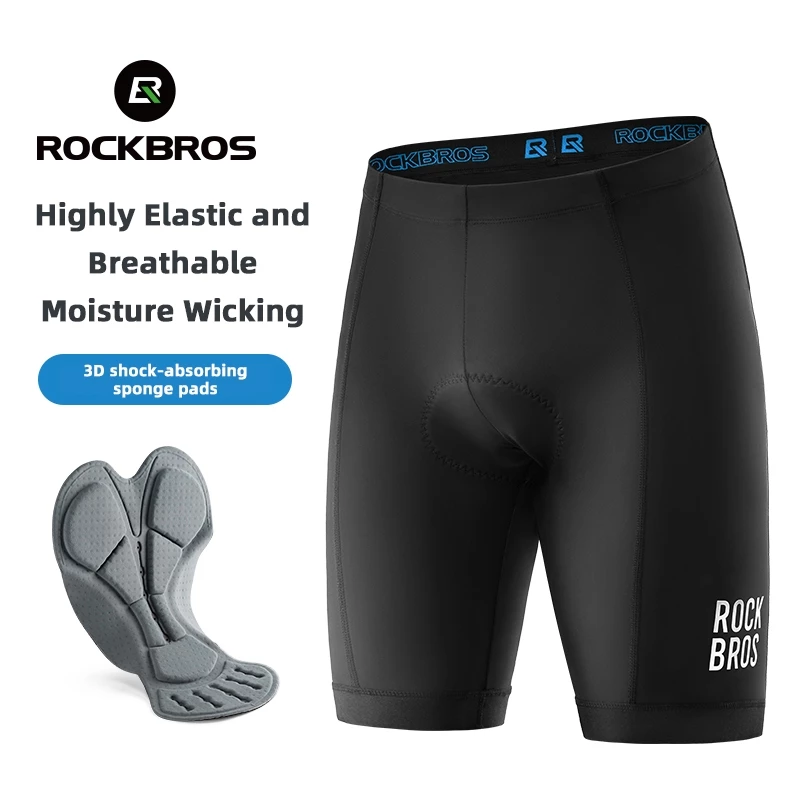 【TH Delivery】ROCKBROS กางเกงขาสั้น พร้อมฟองน้ํา กันกระแทก เหมาะกับฤดูร้อน สําหรับผู้ชาย และผู้หญิง เหมาะกับการขี่จักรยานเสือภูเขา