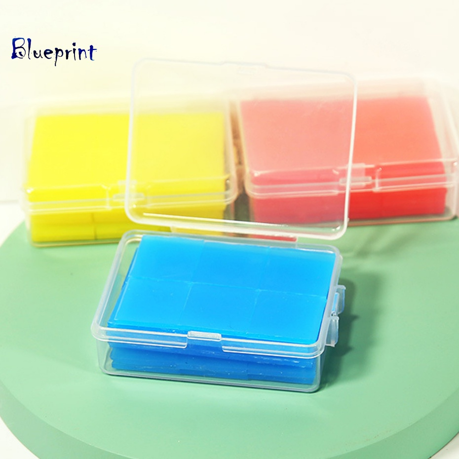 [พร้อมส่ง] กาวขี้ผึ้งปักครอสติชคริสตัล ทรงสี่เหลี่ยม ขนาดเล็ก สําหรับตกแต่งบ้าน 48 ชิ้น ต่อกล่อง
