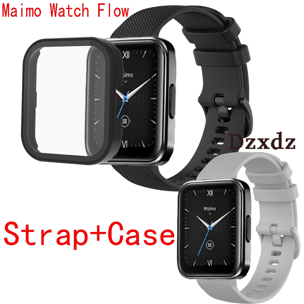 เคส Maimo Watch Flow สายนาฬิกาข้อมือซิลิโคน ป้องกันรอยหน้าจอ อุปกรณ์เสริม สําหรับ Maimo Flow Smart Watch