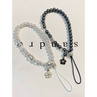 อิน เกาหลีหรูหราดอกคามิเลียมุกลูกปัดโซ่แขวนเชือกแฟชั่นแขวนโซ…