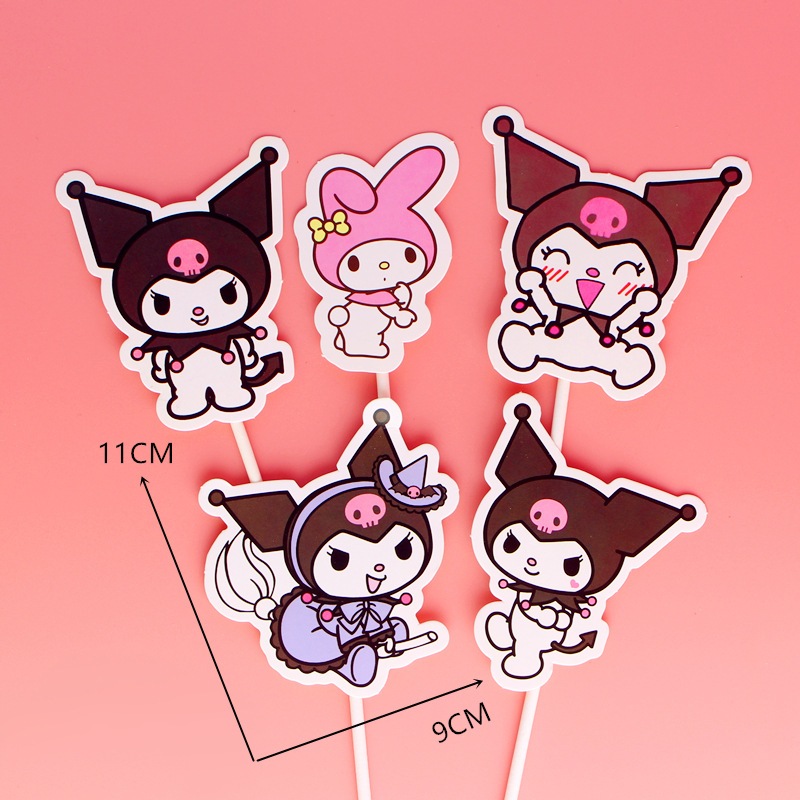 ท็อปเปอร์เค้ก ลายการ์ตูน Kulomi Melody Lotso StellaLou น่ารัก สําหรับตกแต่งเค้ก เบเกอรี่ งานแต่งงาน วันเกิดเด็ก - รูปที่ 7