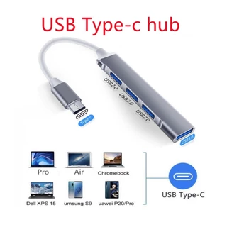 อะแดปเตอร์ฮับ Usb 3.0 ความเร็วสูง 4 พอร์ต Type-C สําหรับคอมพิวเตอร์ PC NOTEBOOK LABTOP