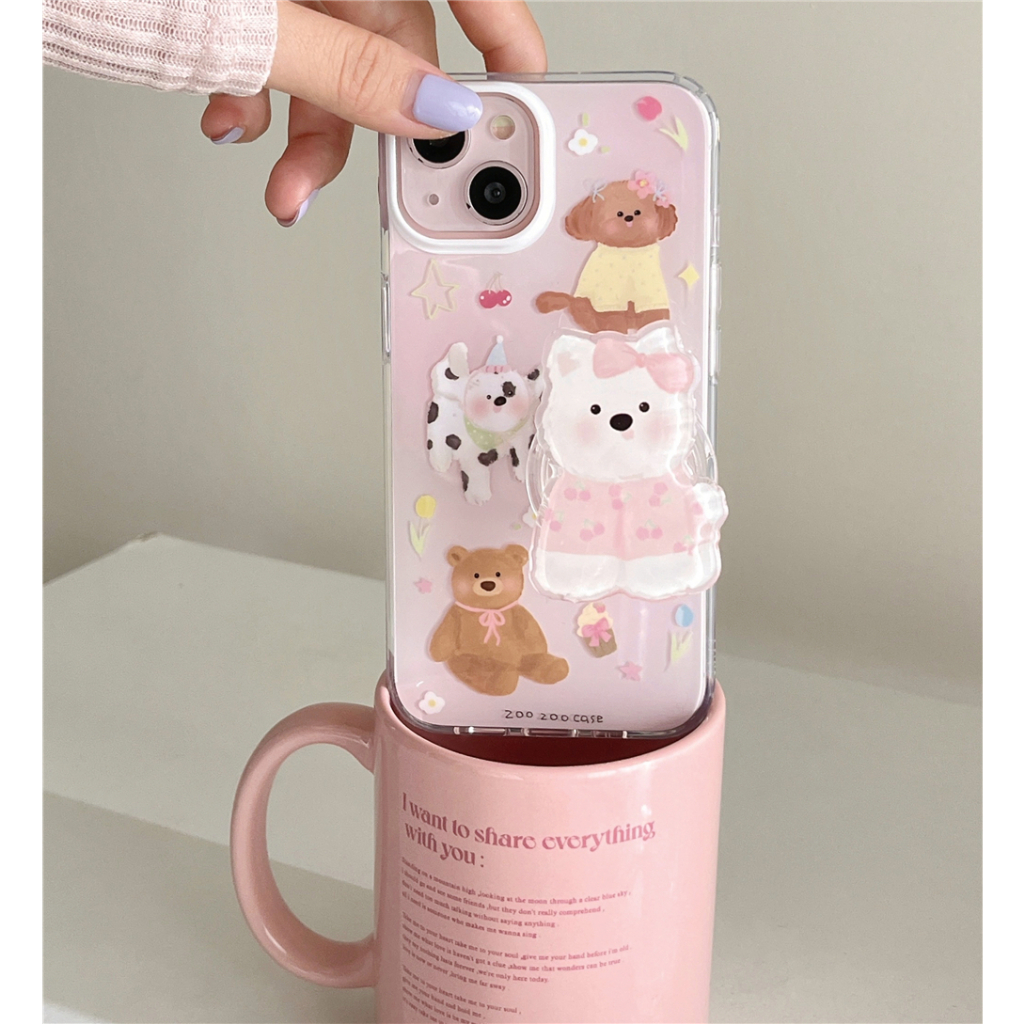 เคสโทรศัพท์มือถือ แบบสองชั้น ลายเชอร์รี่น่ารัก สําหรับ iPhone 15 pro max 15 15pro 14 13 12 11 14promax 13Pro 12Pro 13promax 14Pro 12promax west