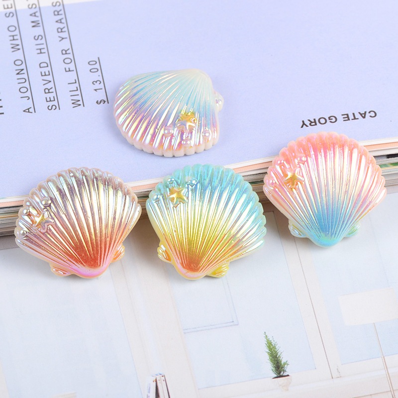 สติกเกอร์เรซิ่น ไล่โทนสี แฮนด์เมด diy สําหรับติดตกแต่งตู้เย็น