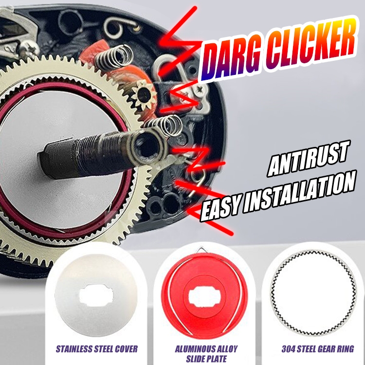 ใหม่ L5 ลาก Clicker สําหรับ Daiwa TATULA Steez PR100 CC80 SALAMANDURA Abu Shimano CURADO ALDEBARAN METANIUM ANTARES BANTAM