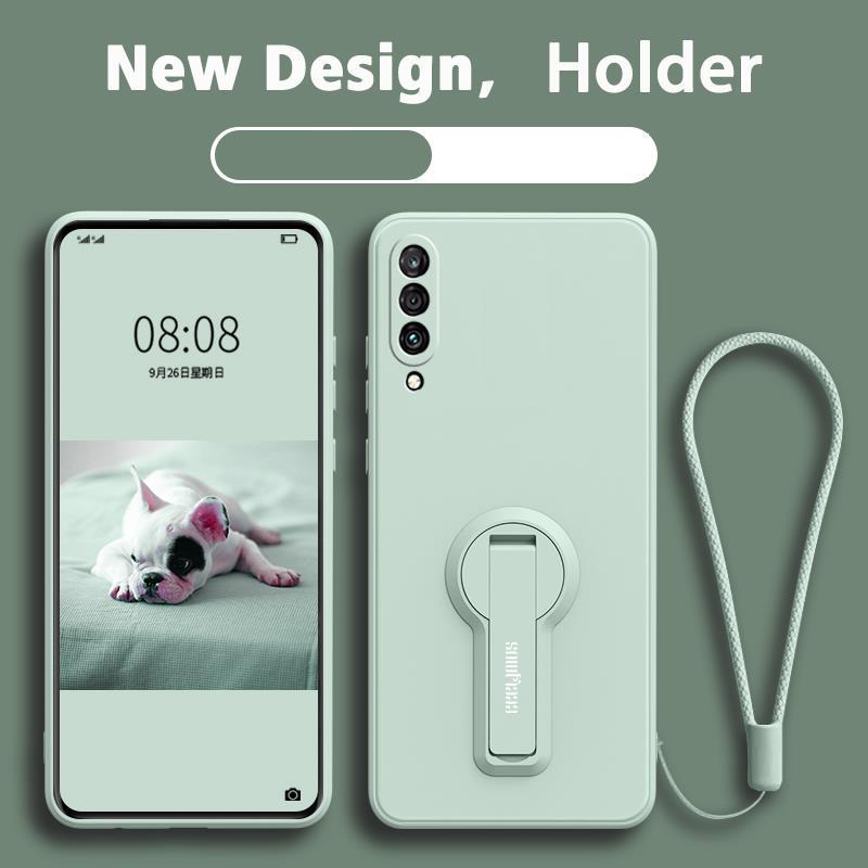 FOR เคส ปลอกซัมซุง samsung A30s ซัมซุง A50 ซัมซุง A50S โทรศัพท์กรณี softcase ซิลิโคนเหลวป้องกันเรียบกันกระแทกกันชนปกการออกแบบใหม่360 ° กับผู้ถือ ytxzzj01