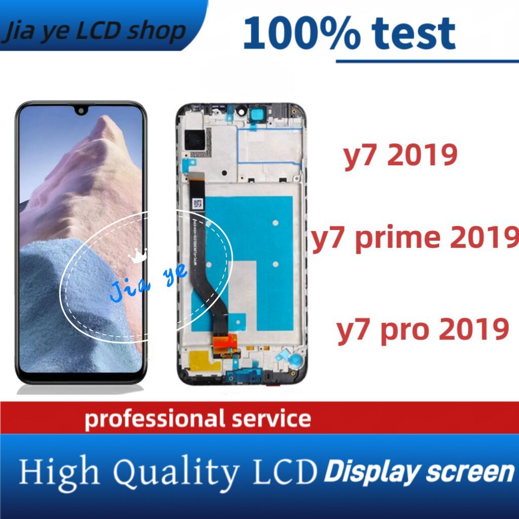 หน้าจอแสดงผล LCD สําหรับ Huawei Y7 2019 DUB-LX3 DUB-L23 DUB-LX1 Y7 Pro 2019 จอแสดงผล LCD พร้อมหน้าจอสัมผัส Y7 Prime 2019 LCD