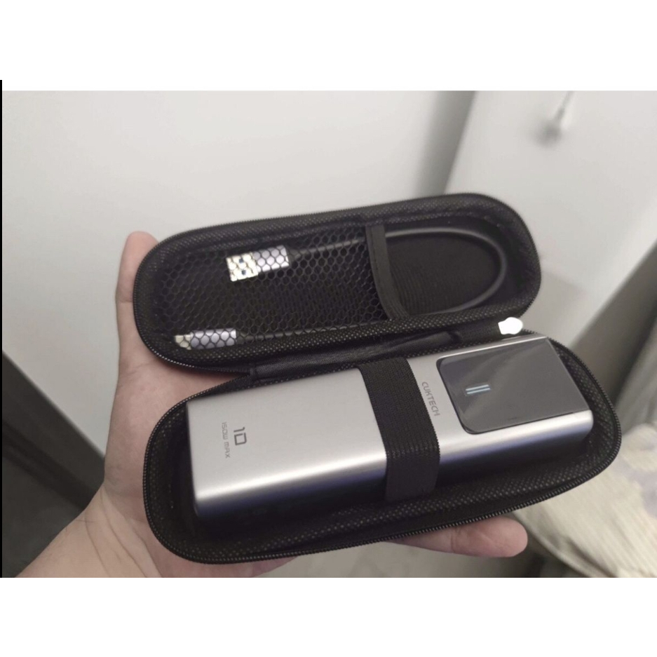 หมายเลขกรมเท่ห์สเตท CUKTECH  กระเป๋าถือ หมายเลข 10 ช่อง แบบพกพา สุดเท่ กล่องป้องกันพาวเวอร์แบงค์ 10 ช่อง