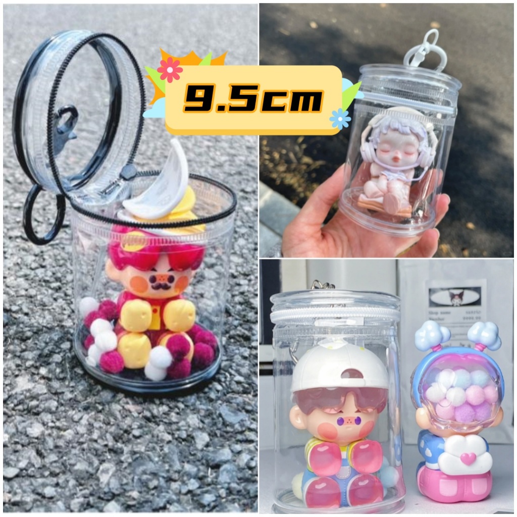 ถุงเก็บของ PVC แบบใส ทรงกระบอก กันฝุ่น แบบพกพา ใช้งานกลางแจ้ง