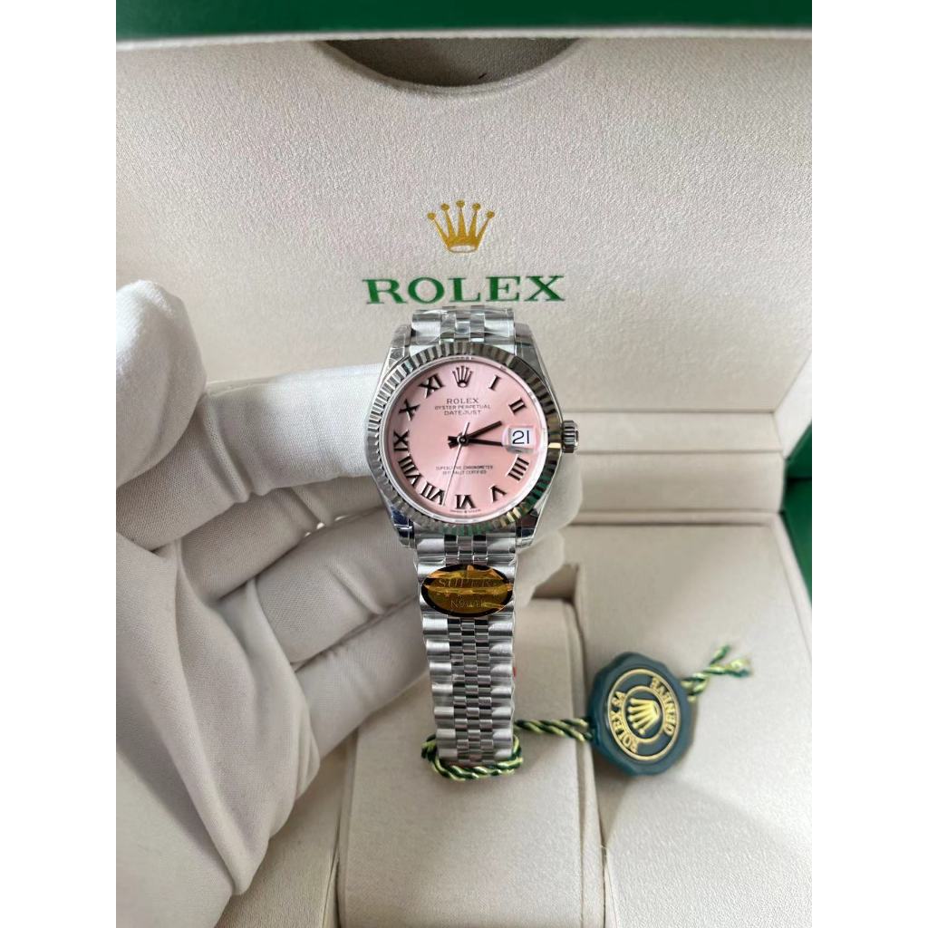 N FactoryR-olex Date-just size 31mm นาฬิกาอัตโนมัติ Swiss movement 904L รุ่นเหล็ก M178273-0073