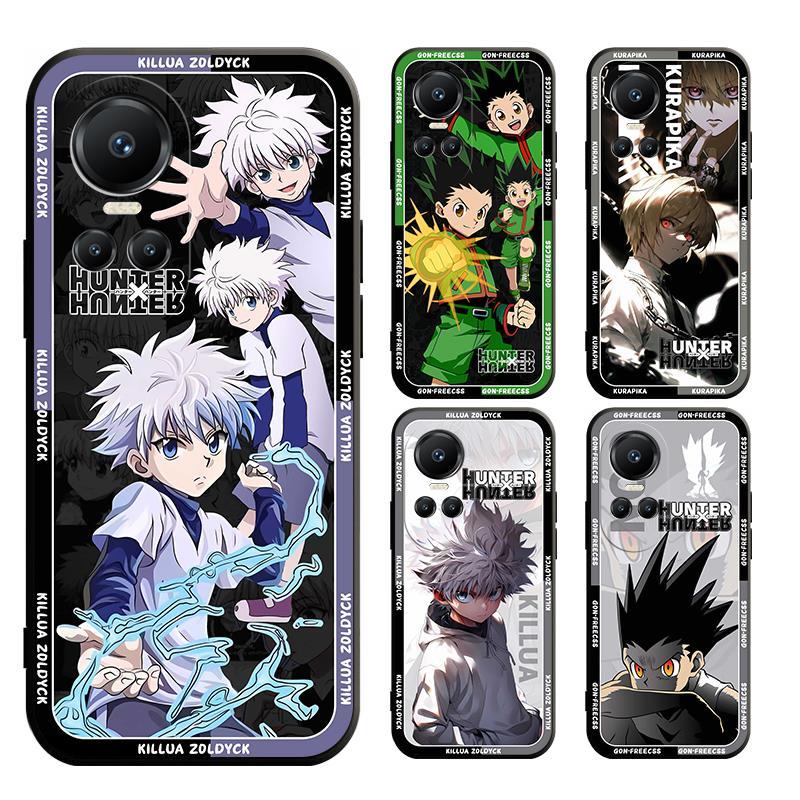 เคส OPPO Reno 12 12F 11F 11 10 8T PRO PLUS 4G 5G โทรศัพท์มือถือแบบนิ่ม ผิวด้าน ลาย HUNTER gon Killua สําหรับ