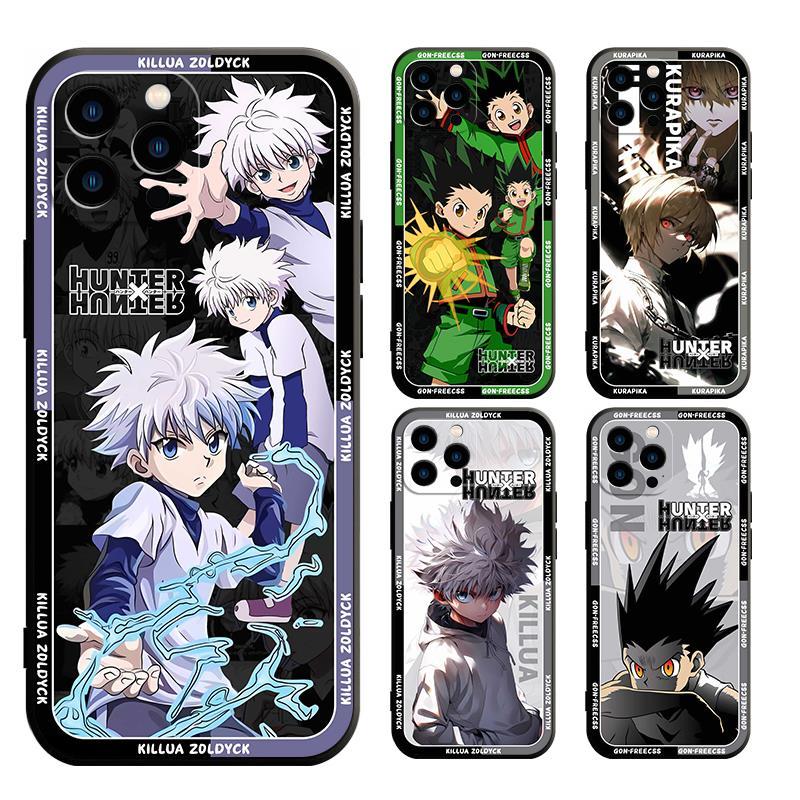 เคส iphone 12 13 14 PLUS PRO MAX MINI HUNTER TPU นิ่ม เนื้อแมตต์ ลาย gon Killua สําหรับ