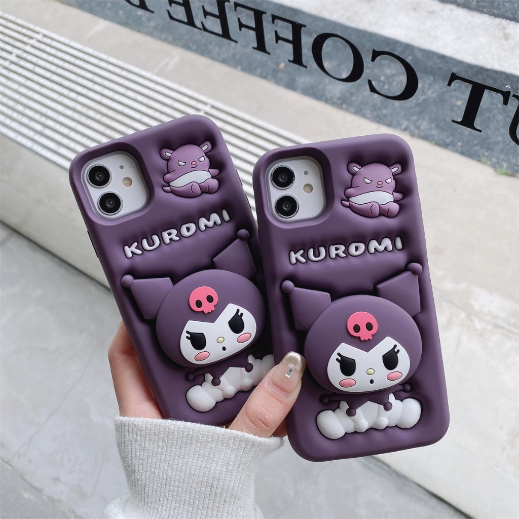 เคส IPhone สําหรับ IPhone 16 ProMax 15 Pro Max 14 Pro Max 13 Pro Max 11 12 Pro Max TPU ซิลิโคนนุ่มรองรับ Kulomi