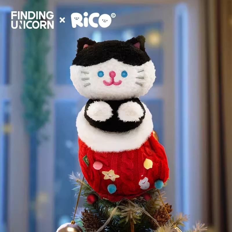 F.UN RiCO Christmas socks ถุงเท้า ลายคริสต์มาส