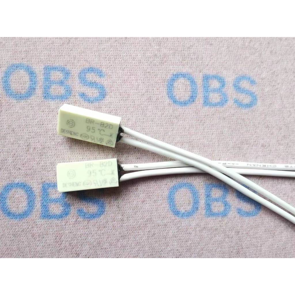 ( ซื ้ อ 2 ชิ ้ น ) BR-B2D 95℃-K สวิตช ์ ควบคุมอุณหภูมิ 95 องศาเทอร ์ โมเปิดตามปกติ 95℃-K เปิดตามปกติ
