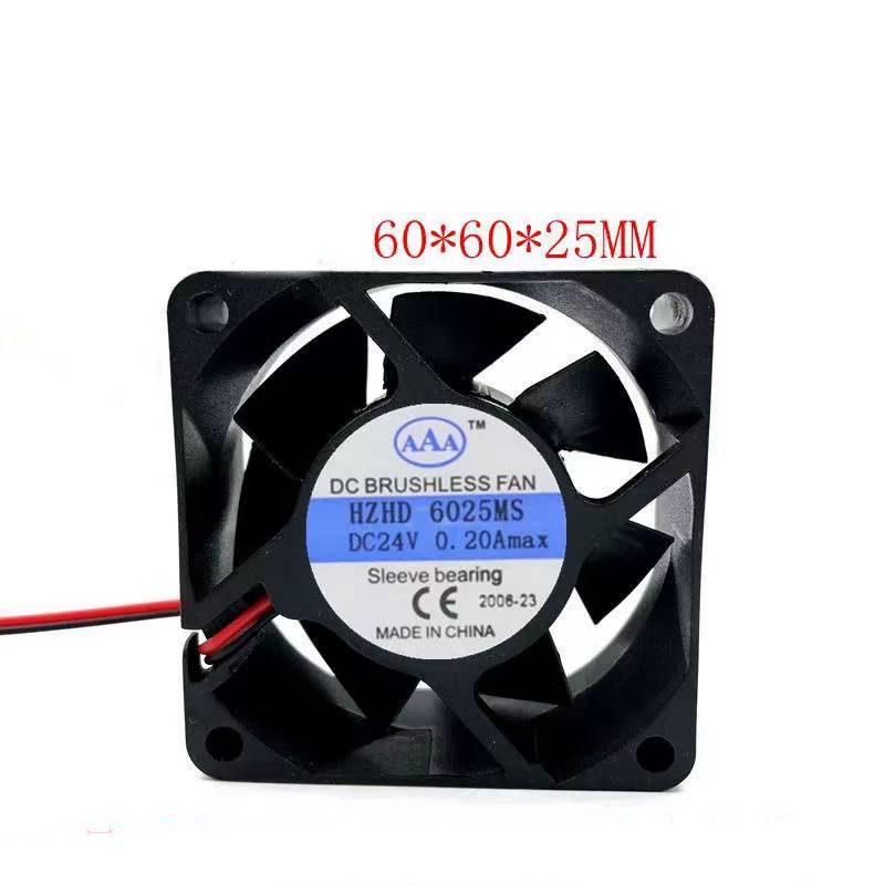 AAA HZHD6025MS 12V 24V 0.20 A 6CM 6025 แชสซีอินเวอร์เตอร์พัดลมระบายความร้อน