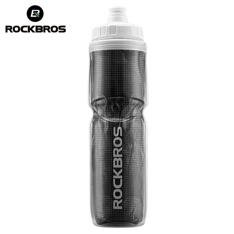 【TH Delivery】ROCKBROS ขวดน้ํา PP5 มีฉนวนกันความร้อน 670 มล. อุปกรณ์เสริม สําหรับรถจักรยาน