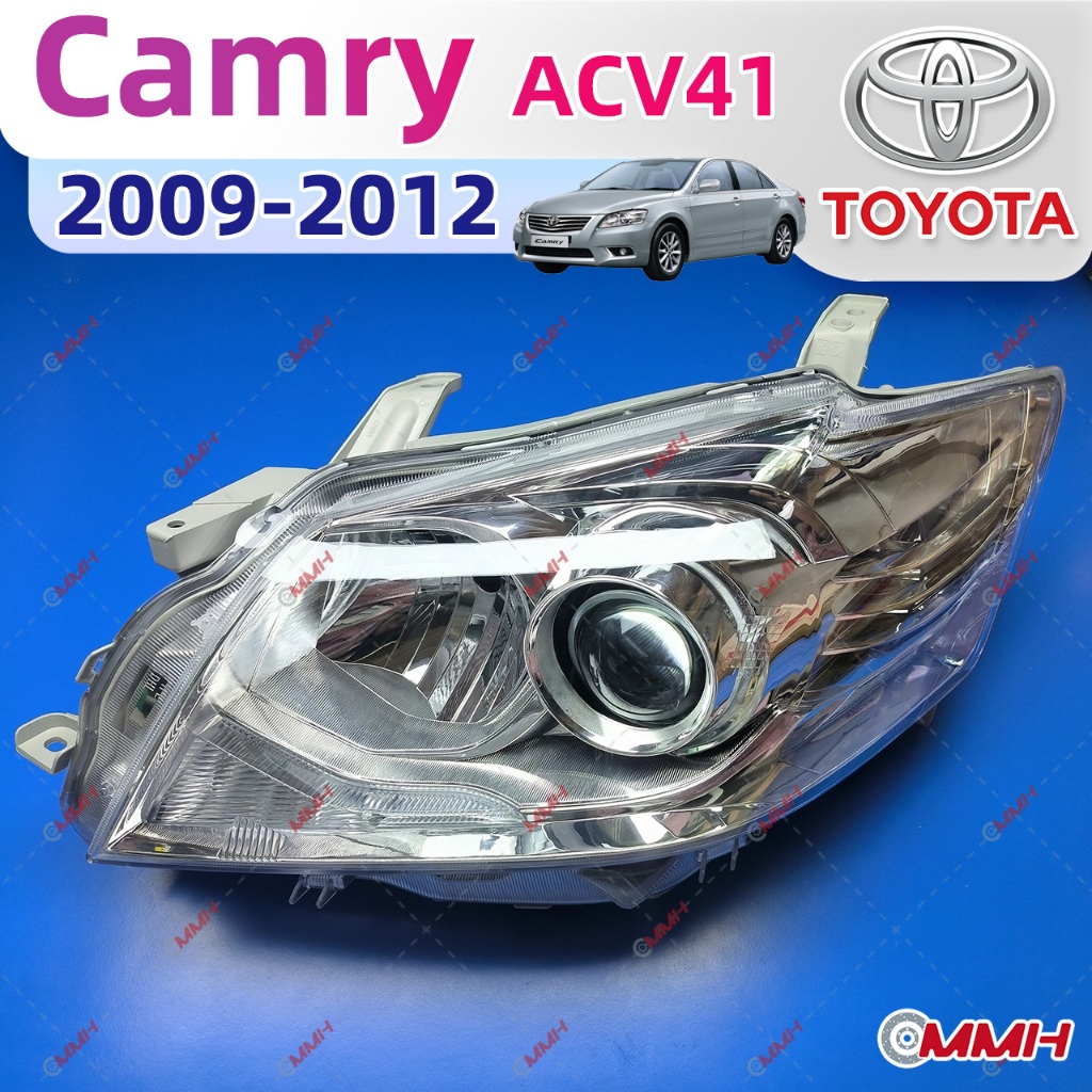 Toyota Camry ไฟหน้าซีนอน ACV40 ACV41 (2009-2011) สําหรับระบบไฟหน้า ไฟหน้าสำหรับ ไฟหน้า โคมไฟหน้า ไฟหน้า​โปรเจค​เตอร์​ โคมไฟหรถยนต์ เลนส์กระจก headlamp headlight front light lens