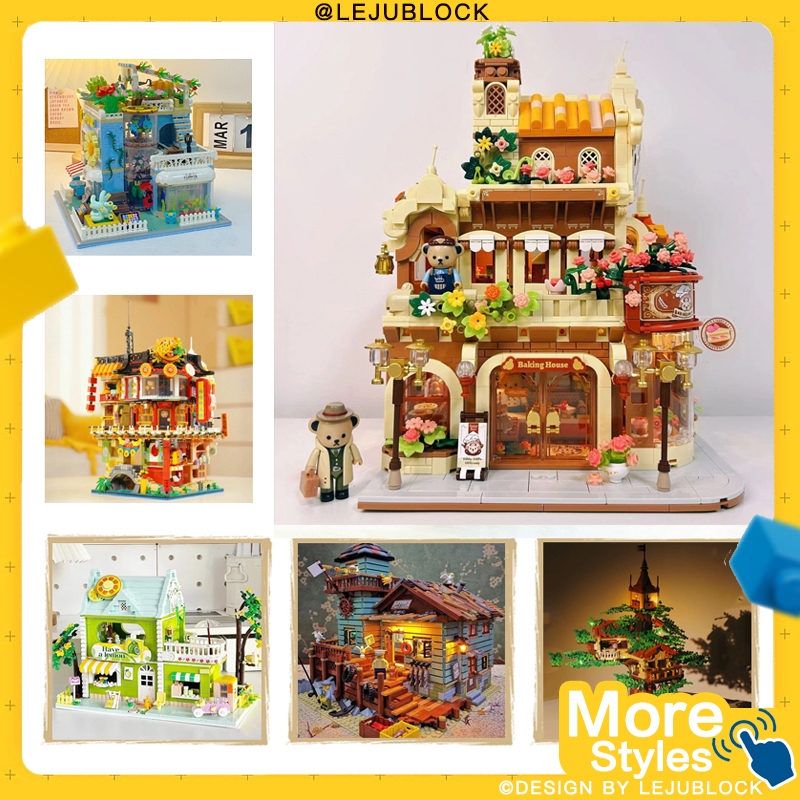 【💒LEJUBLOCK💯】บล็อกตัวต่อปราสาทสีชมพู เมืองแห่งเทพนิยาย นาโนบล็อค ของเล่นเด็ก ตัวต่อ ของขวัญวันเกิด ของขวัญให้แฟน ดิสนีย์แลนด์ ตัวต่ ของขวัญ ดอกไม้ปลอมตกแต่งบ้าน toy nanoblock แบบวิลล่า