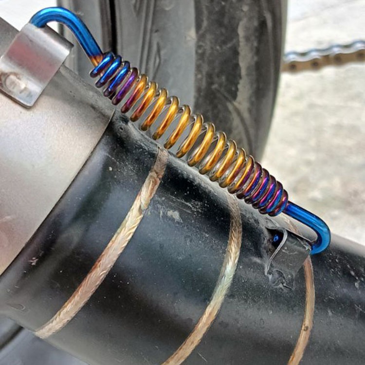 สปริงท่อไอเสียสแตนเลส เกรด 304 แบบหมุนได้ สําหรับรถจักรยานยนต์ - รูปที่ 2